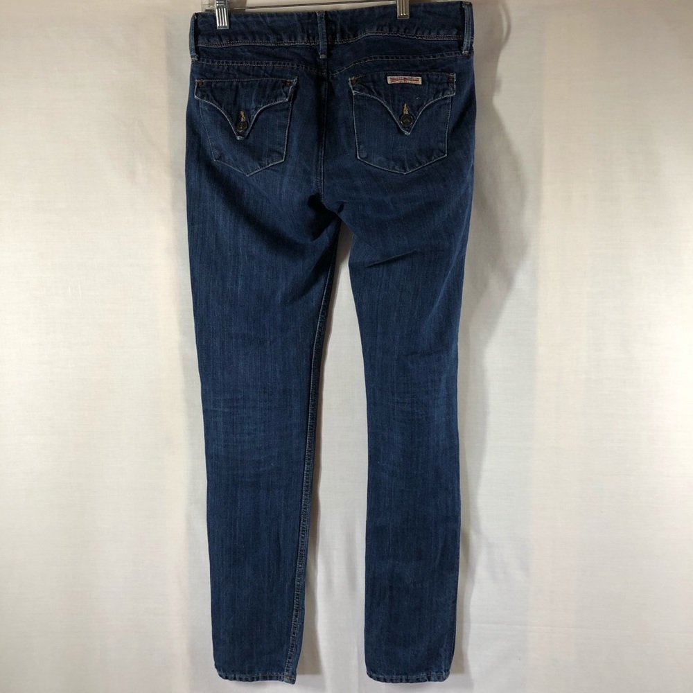 Hudson Collin Flap Skinny Jeans Dark Wash Size 28